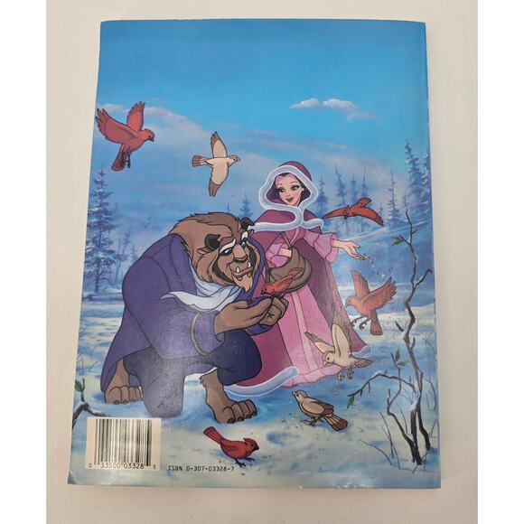 Vintage 90's Disney’s Beauty and the Beast Giant Coloring Book – Golden Book New - Picture 3 of 4